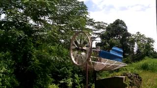 Bicycle Wheel Windmill Trial