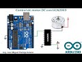 PRÁCTICA 4.1 ARDUINO Control de motor DC con ULN2003