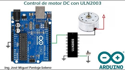 PRÁCTICA 4.1 ARDUINO Control de motor DC con ULN2003