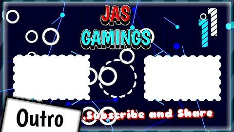 Outro || Jas Gamings 》Free 2D Kine Master Outro.
