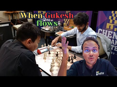 D. Gukesh - the Italian Mafia | Sanan Sjugirov vs Gukesh | Chennai Grand Masters 2023