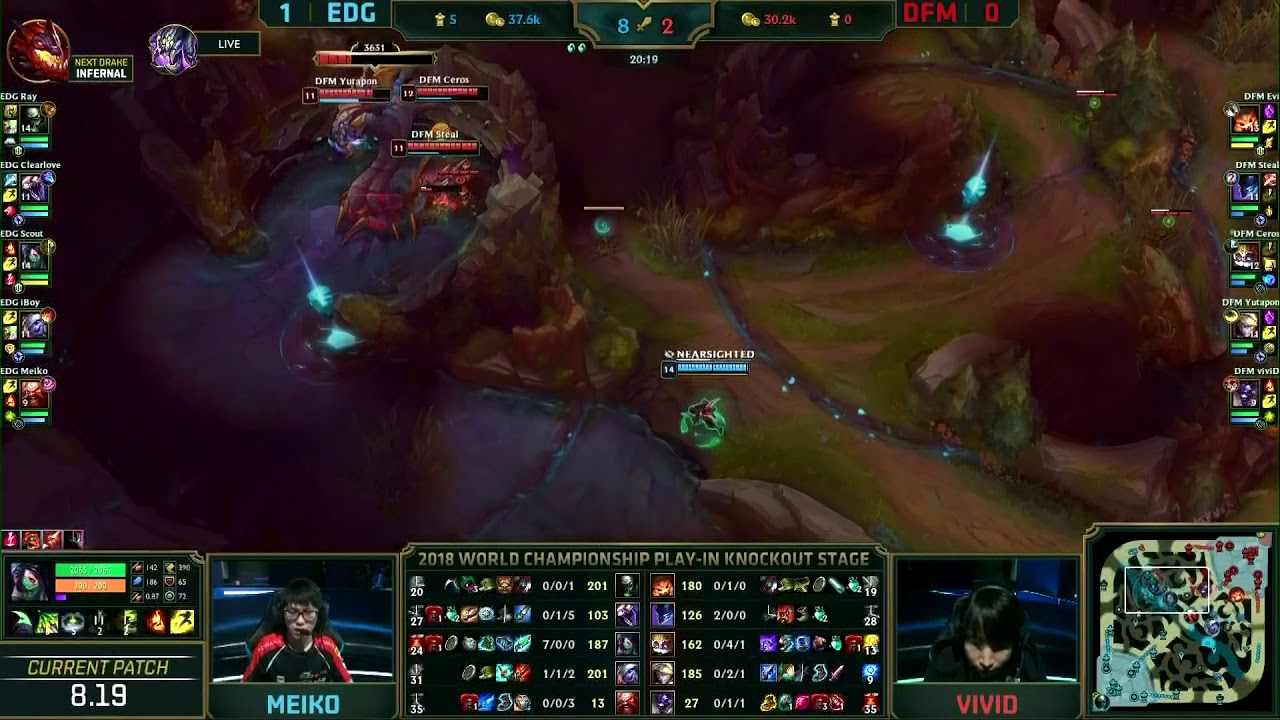 lol esports br assista ao vivo DFM tenta o Barão na surdina, mas...