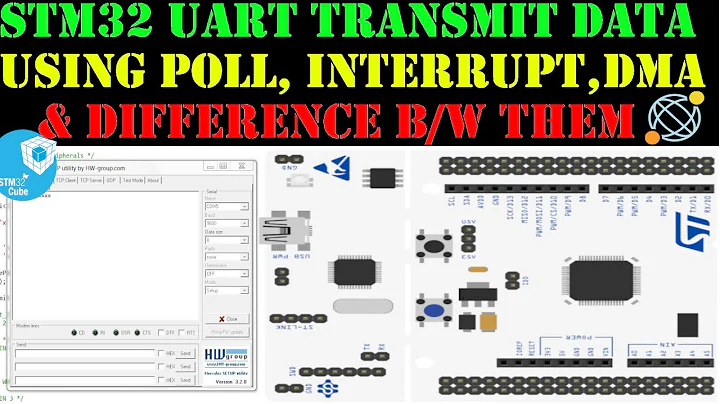 Transmit data using UART in STM32 || Poll || Interrupt || DMA