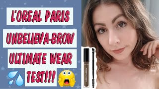 LOREAL PARIS UNBELIEVA BROW. Is it really water proof?