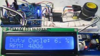 PIC18 Pulse Width Modulation (PWM) DC Motor Speed Controller with the RPM Counter Project