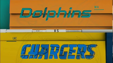 NFL on CBS intro 2017 MIA@LAC