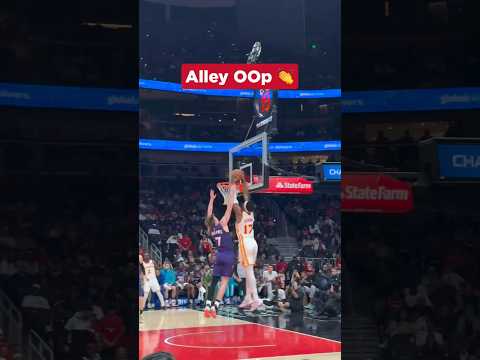 Love that JJ & OO connection 😁😁 # #nba #hawks #alleyoop #onyekaokongwu #jalenjohnson