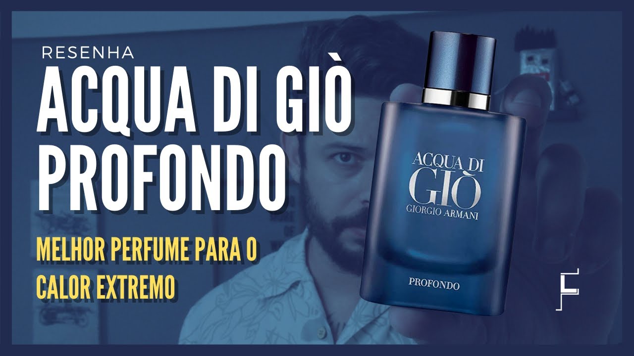 acqua di gio profondo resenha