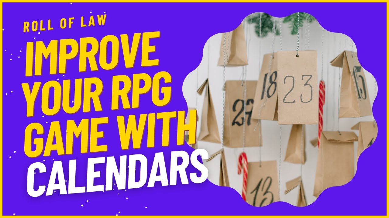 Improve Your Game By Using Calendars - YouTube