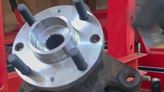 07 chevy aveo5 frount wheel bearing replacement