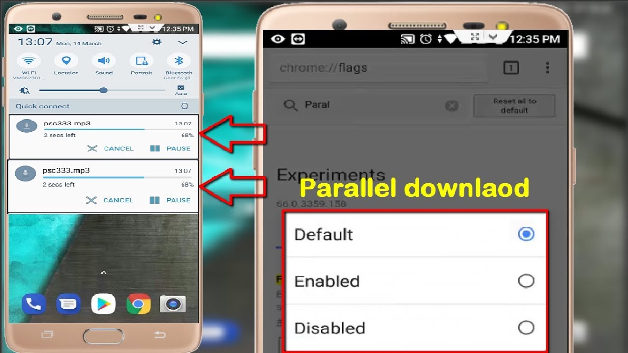 How To Enable Google Chrome Parallel Download Feature In Android YouTube