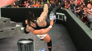 WWE SmackDown vs. RAW 2011 ragdoll collision
