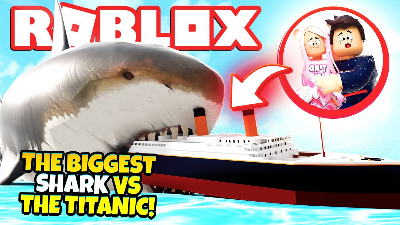 Can The Titanic Survive The Biggest Shark Attack In Sharkbite Roblox Youtube - rescue team from shark attack is coming roblox sharkbite youtube