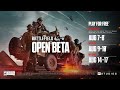 Trailer Open BETA Battlefield 6, Disponible le 9 Aout et en Accès anticiper le 7 Aout