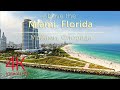 Above Miami, Florida &amp; Relaxing Music, video in 4K (UHD) | Майами с высоты птичьего полета 4К