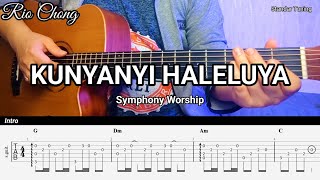 Kunyanyi Haleluya - Symphony Worship [ Tutorial Gitar Fingerstyle   Tab   Chord  Lirik] By Rio Chong