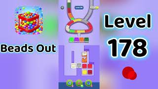 Beads Out Level 178  Walkthrough 🧩✨ | Tricky Bead Puzzle Solution | Go Answer