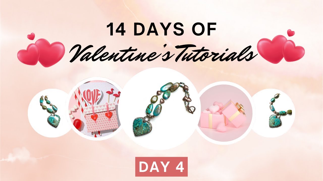 🌵🩵 14 Days of Valentine’s Jewelry | DIY Southwestern Turquoise Statement Necklace |Day 4 🌵🩵