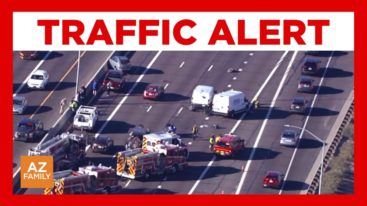 Motorcycle crash restricts traffic on Loop 202 in Phoenix - YouTube