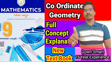 9th Class Maths(2024-25) New Syllabus|| Chapter-3||Co Ordinate Geometry Full Concept|| Must Watch