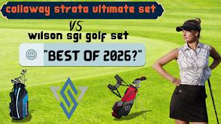 Callaway Strata Ultimate set vs wilson sgi golf set Review and Comparison