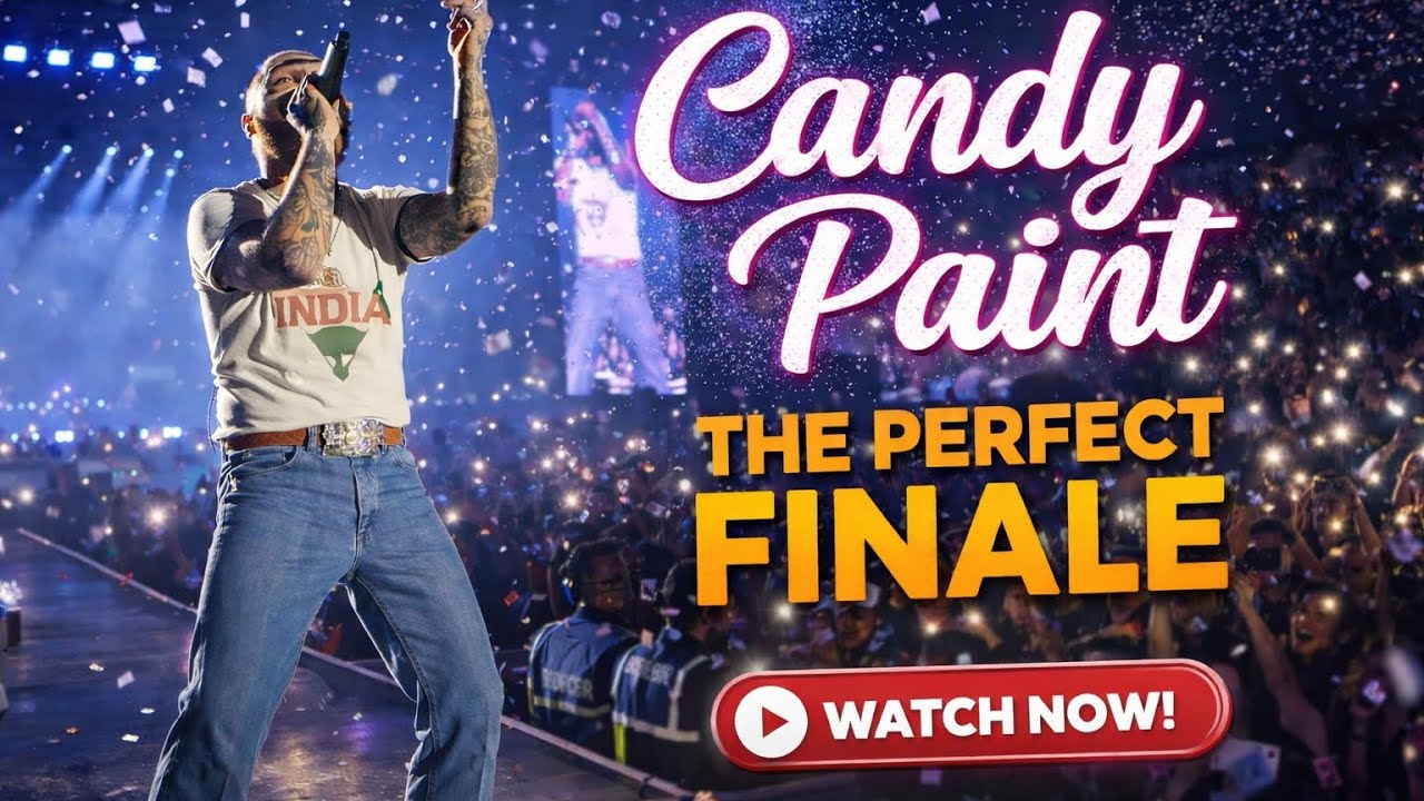 The Last Ride | Candy Paint – Post Malone Live Show 🇮🇳