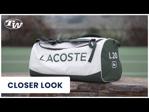 Take a closer look at the Lacoste L20 Tennis Bag!