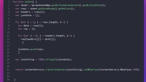 Usando o google planilha como banco de dados