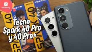 Tecno Spark 40 Pro y Spark 40 Pro+ | Unboxing