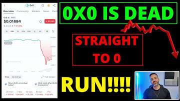 Why Did $0x0 Crash? What To Expect Next.