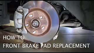 Front Brake Pad Replacement 2010 Nissan Altima 2.5S Disk Brakes