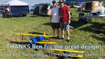 PT-17 Stearman - Maiden MIDAIR and crash!