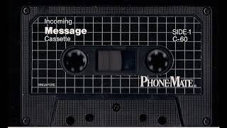 Answering Machine Msg. Tape #2 (12-15-1990 or 1991?)