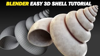 Blender: Make A 3D Shell Using This Simple Method