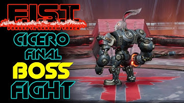 F.I.S.T. | Cicero Ending Boss Fight #13