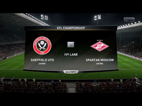 Видео: Шеффилд Юнайтед - Спартак 12 тур Чемпионшип чемпионат Англии по футболу 19/20 FIFA 18 PS4