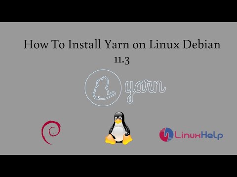 How to install Yarn on Linux Debian 11.3