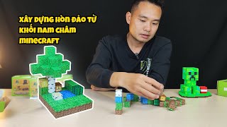 Xây Dựng Hòn Đảo Minecraft Từ Các Khối Nam Châm - Hướng Dẫn Lắp Mô Hình Minecraft screenshot 1