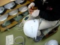 北上産業ヘルメット加工（ラインテープ）