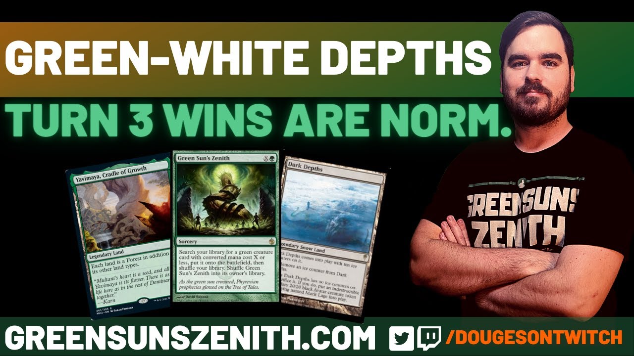 Legacy MTG | Green-White Depths: Tier 1 Fair Strategy! | GreenSunsZenith.com