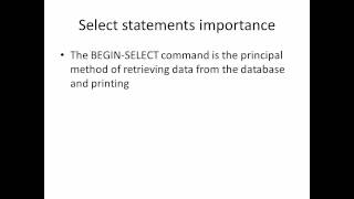 Peoplesoft SQR  videos