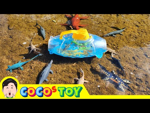 Let&amp;#39;s <strong>catch</strong> dinosaurs in a streamㅣreal version, dinosaurs for <strong>kids</strong>, animals storyㅣCoCosToy