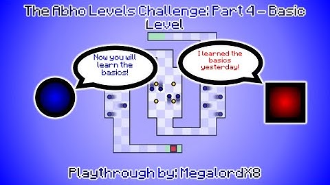 The Worlds Hardest Game Editor: (Abho levels challenge #4) Custom Level - Basic Level