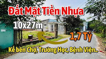 Đất Mặt Tiền 10x27m cách TL824 200m, xung quanh đầy đủ tiện ích: Chợ, Trường Học, Bệnh Viện..