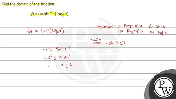 Find the domain of the function \[ f(x)=\sin ^{-1}\left(\log _{2} x\right) \]