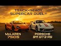 McLaren 750S vs Porsche 911 GT3 RS | Ultimate Supercar Showdown 🏁 (Shocking Winner!)