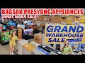 Bagsak presyong appliances at lahat naka grand warehouse sale pwedeng hulugan tour  price update