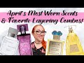 APRIL'S MOST WORN FRAGRANCES- & My Favorite Perfume Layering Combos! 2022 Luxury & Celebrity Scents