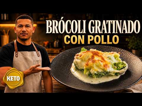 Brócoli Gratinado con Pollo