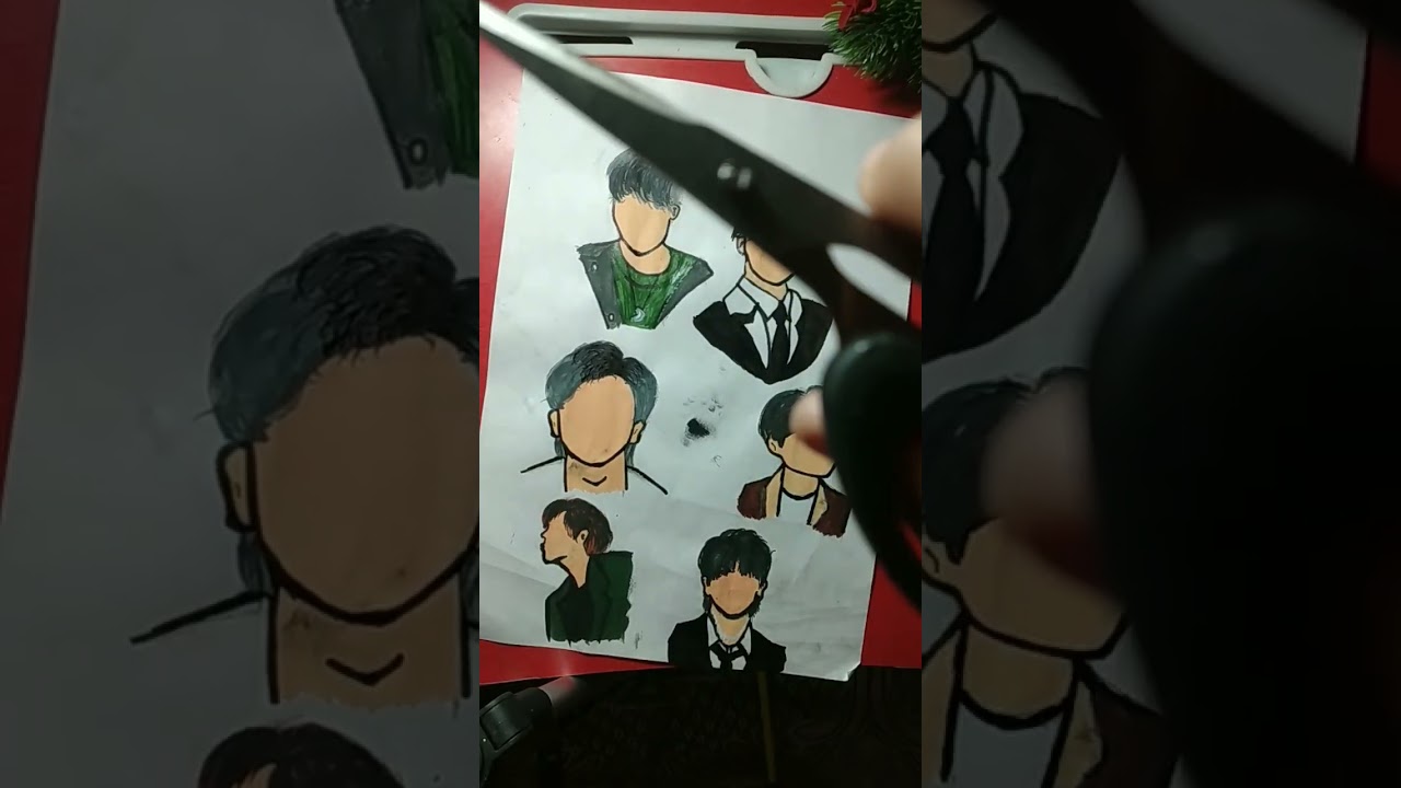 / bts stickers 💜 / poster colour ♥/      